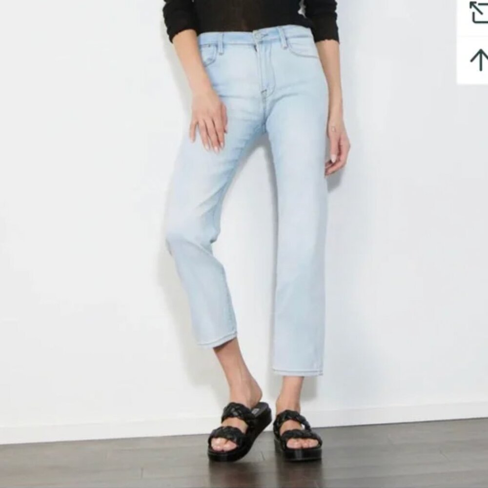 Frame Le Straight High Rise Jeans